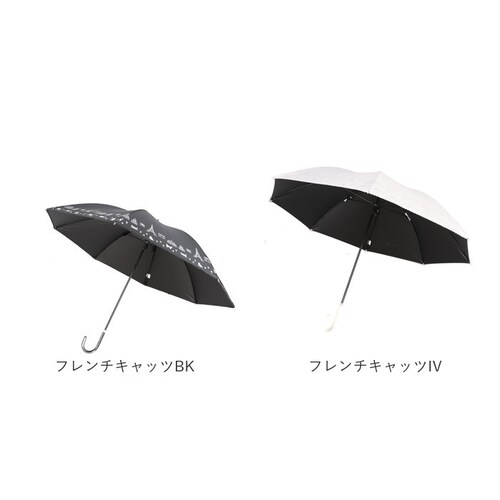 キャッツレースGY 晴雨兼用傘 長傘 レディース 通販 日傘 傘 おしゃれ UVカット 紫外線対策 遮光 紫外線遮蔽率 99% 晴雨兼用 UPF50+ かさ 通勤 通学 女性 大人 高校生 中学生 5_16