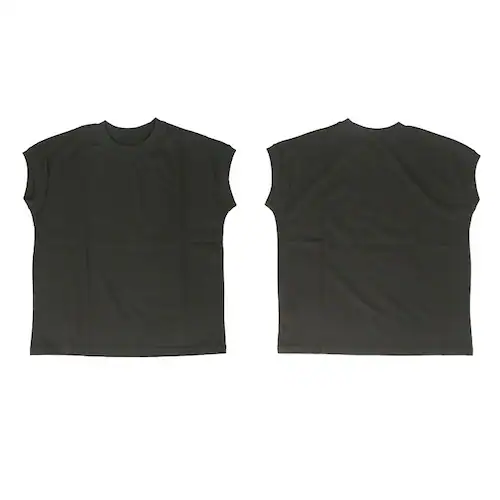 オフホワイト mitis Tシャツ ミティス 通販 プチハイネックTシャツ カットソー プルオーバー レディース 半袖 夏 春夏 春秋 フレンチスリーブ シンプル カジュアル インド綿 おしゃれ 女性_7