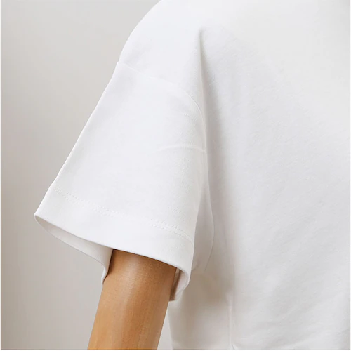ブルー mitis Tシャツ ミティス 通販 モックネックTシャツ カットソー 前後差 プルオーバー レディース 半袖 夏 春夏 春秋 モックネック シンプル カジュアル インド綿 おしゃれ 女性 大_7