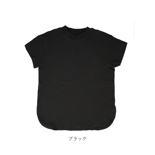 ブルー mitis Tシャツ ミティス 通販 モックネックTシャツ カットソー 前後差 プルオーバー レディース 半袖 夏 春夏 春秋 モックネック シンプル カジュアル インド綿 おしゃれ 女性 大_13