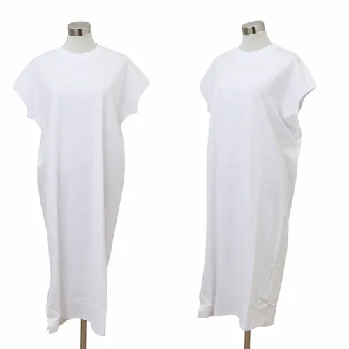 ブルー mitis ワンピース ミティス 通販 プチハイネックワンピース Tシャツワンピース レディース 半袖 夏 春夏 春秋 フレンチスリーブ モックネック シンプル カジュアル インド綿 おしゃれ_11