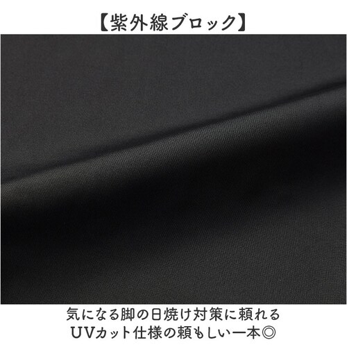 ブラック M-Lサイズ ヒヤロン レディース インナー 通販 スパッツ 7分丈 レギンス 七分丈 ブラック 黒 冷感スパッツ 冷感レギンス 夏用 涼しい UVカット ルームウェア 部屋着 女性 大人 _2