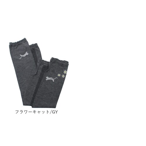 フラワー/LGY UVカット アームカバー 通販 腕カバー 冷感アームカバー 日焼け対策 かわいい おしゃれ シンプル 冷房対策 紫外線対策 接触冷感 ひんやり 夏 春夏 春秋 通学 通勤 洗える 暑_12