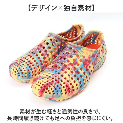 MARBLE 25.5cm ccilu チル サンダル 通販 AMAZON コンフォートサンダル かかとあり ビーチサンダル リカバリーサンダル シャワーサンダル 水陸両用 メンズ レディース 室内履_3