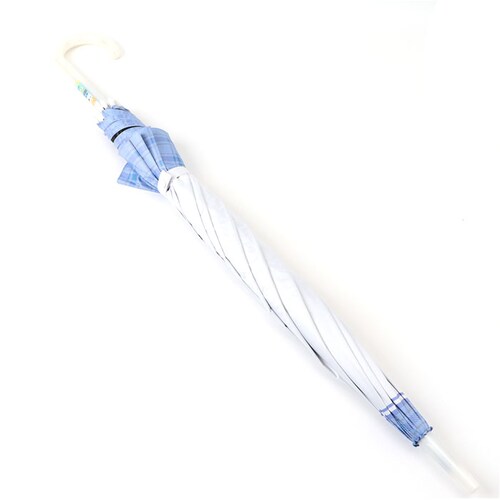 チェック/ミントグリーン 傘 58cm 女の子 小学生 通販 長傘 ジャンプ傘 キッズ ジュニア 晴雨兼用傘 雨傘 日傘 通学 登下校 風に強い傘 耐風傘 遮光 UVカット 小学校 高学年 中学生 か_10