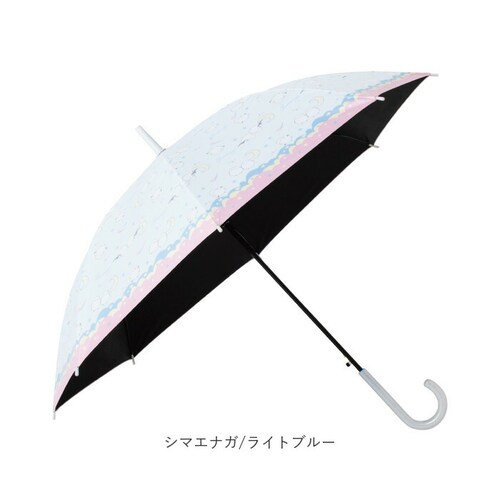 シマエナガ/オフホワイト 傘 58cm 女の子 小学生 通販 長傘 ジャンプ傘 キッズ ジュニア 晴雨兼用傘 雨傘 日傘 通学 登下校 風に強い傘 耐風傘 遮光 UVカット 小学校 高学年 中学生 か_11