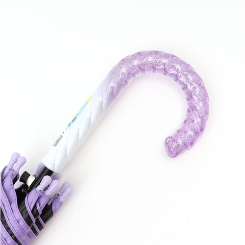 メルヘンシェル/ライトパープル 傘 55cm 女の子 小学生 通販 長傘 ジャンプ傘 キッズ 晴雨兼用傘 雨傘 日傘 通学 登下校 風に強い傘 耐風傘 遮光 UVカット 小学校 中学年 高学年 かわい_7