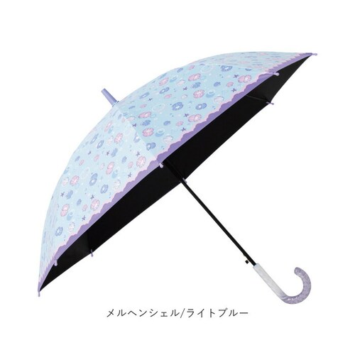 メルヘンシェル/ライトパープル 傘 55cm 女の子 小学生 通販 長傘 ジャンプ傘 キッズ 晴雨兼用傘 雨傘 日傘 通学 登下校 風に強い傘 耐風傘 遮光 UVカット 小学校 中学年 高学年 かわい_12