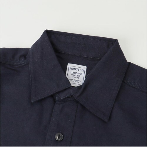 NAVY サイズ17.5 HOUSTON ヒューストン 半袖シャツ メンズ 通販 オックスフォードシャツ メンズシャツ アメカジシャツ 無地シャツ カジュアルシャツ ワークシャツ シャツ 無地 半袖 _7