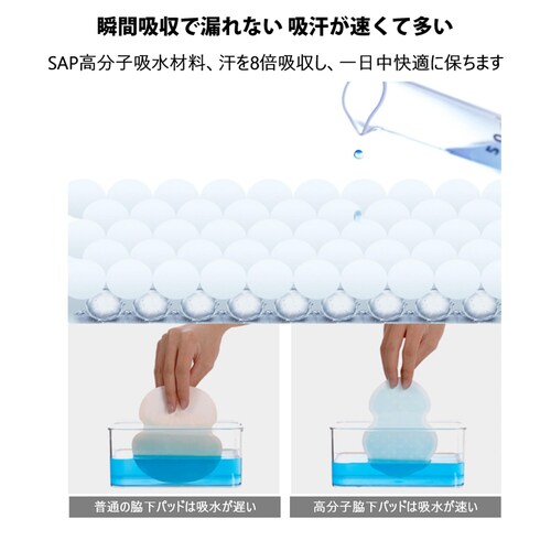 脇汗パッド メンズ レディース 10枚入 汗脇 汗取り パッド わきあせ対策 使い捨て シャツに貼る 汗染み防止 脇汗シート 抗菌 防臭 夏 スポーツ ポイント消化_8