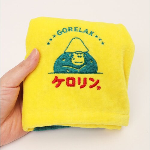 ケロリン・ごリラックス サウナハット ごリラックス 日本製 通販 ケロリン キャラクター サウナグッズ サウナキャップ タオル 帽子 レトロ 昭和 サウナ用品 銭湯 スパ 温泉 お風呂 バスタイム 旅_9