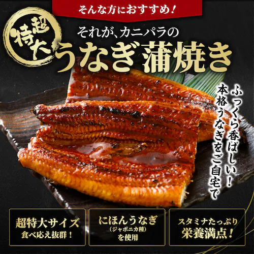 超特大 うなぎの蒲焼 2尾セット 1尾あたり約380g 冷凍_11