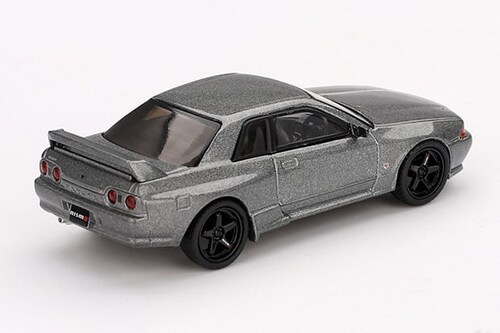 �y�������݉��i�zMINI GT 1/64 Nissan �X�J�C���C�� GT-R (NISMO BNR32 CRS Version)�_�[�N���^���O���[(�E�n���h��)_1