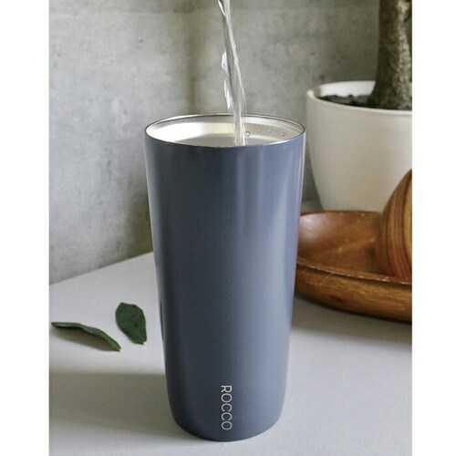 グレー ROCCO タンブラー 通販 おしゃれ ロッコ ミニマルタンブラー 保温 保冷 430ml ステンレス コップ マグ かわいい 食器 キッチン雑貨 グッズ シンプル カップ グローバルアロー_10
