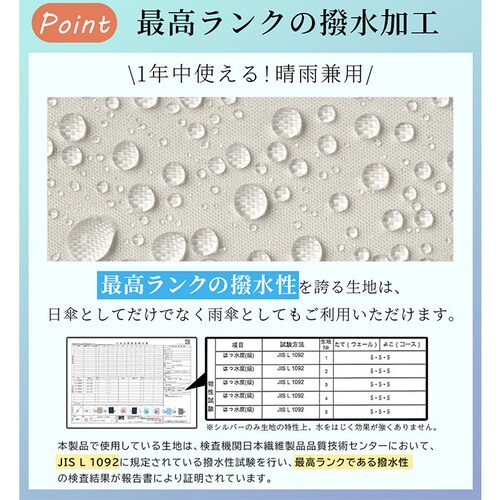 モカ×ブラウン kizawa キザワ 長傘 フリル 通販 日傘 雨傘 晴れ雨兼用傘 晴雨兼用傘 傘 カサ かさ レディース傘 晴れ雨兼用 晴雨兼用 日よけ ひよけ 日除け ショート ドーム型 レディー_4