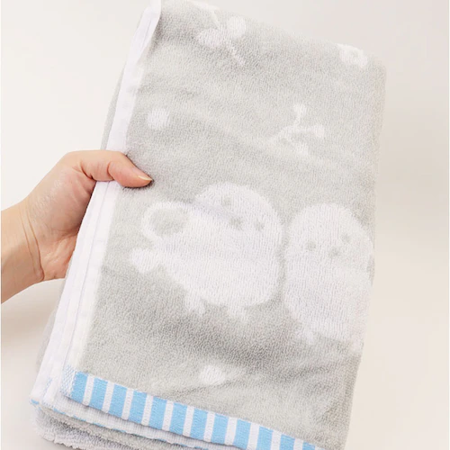 アザラシ 綿100% バスタオル 通販 バス タオル 60×120cm コットン かわいい おしゃれ こども 子供 子ども 男の子 女の子 幼稚園 保育園 キッズ プール 水泳 スイミング 動物 アニ_9