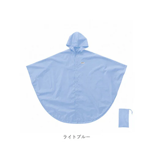 グレー Lサイズ OUTDOOR PRODUCTS レインポンチョ 通販 アウトドアプロダクツ レインコート レインウエア カッパ かっぱ 雨合羽 雨がっぱ 雨具 レインぽんちょ 収納袋付き メンズ _11