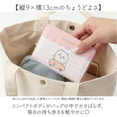 ハチワレブルー 財布 レディース 二つ折 キャラクター 通販 さいふ サイフ 2つ折り 折り財布 キッズ財布 カードケース 小さめ財布 コンパクト 小さい 小さめ 定期入れ 女子 女の子 子供 子ども_4