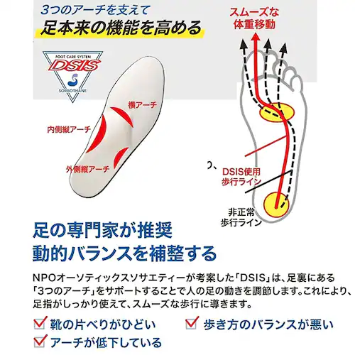 ブラック 2Lサイズ ソルボ インソール 通販 SORBOTHANE ソルボセイン 中敷き オールシーズン 中敷 中じき DSISインソール クッション 衝撃吸収素材 吸湿 発汗 吸水 速乾 快適 足_2