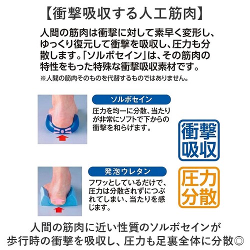 ブラック 2Lサイズ ソルボ インソール 通販 SORBOTHANE ソルボセイン 中敷き オールシーズン 中敷 中じき DSISインソール クッション 衝撃吸収素材 吸湿 発汗 吸水 速乾 快適 足_4