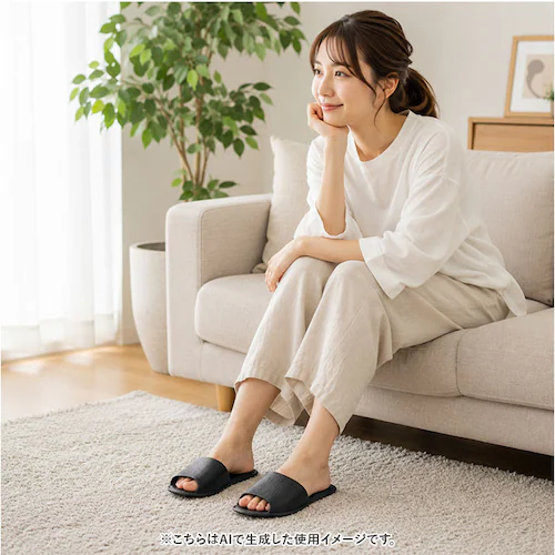 BLACK ���f�B�[�X(��25cm) �܂肽���݃T���_�� �ʔ� EVA�T���_�� �܂��݃T���_�� eva �T���_�� fasproject �X���b�p �g�уX���b�p ������ ���f�B�[�X �����Y �܂肽��_8