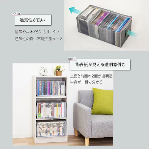 B6判コミック/DVD 収納ケース 5枚組_3