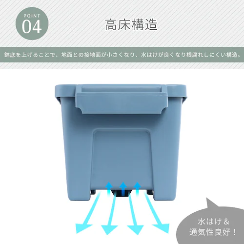 耐候剤入り タフプランター 55型 ブルー_6