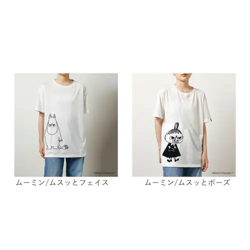 ムーミン/ムスッとフェイス Mサイズ Tシャツ キャラジャン 通販 tシャツ シャツ 半袖シャツ カットソー 半袖Tシャツ 半袖tシャツ メンズTシャツ レディースTシャツ カジュアルシャツ カジュア_14
