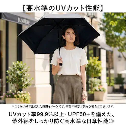 ピスネームLGY 晴雨兼用折りたたみ傘 カラビナ手元 通販 晴雨兼用傘 日傘 雨傘 折り畳み傘 折りたたみ傘 晴れ雨兼用傘 60cm 60センチ uvカット UVカット UPF50+ カラビナ レディ_2