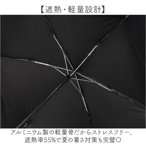 オフホワイト Nakatani 日傘 通販 晴雨兼用傘 折りたたみ傘 926-067 UV ブルーム 傘 レディース かさ カサ アンブレラ Parasol 55cm UVカット 中谷 ナカタニ 無地_3