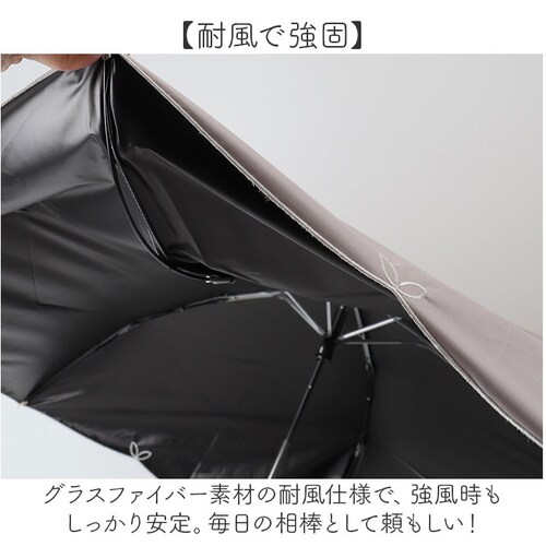 オフホワイト Nakatani 日傘 通販 晴雨兼用傘 折りたたみ傘 926-067 UV ブルーム 傘 レディース かさ カサ アンブレラ Parasol 55cm UVカット 中谷 ナカタニ 無地_4