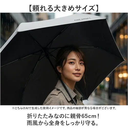 NAVY 晴雨兼用折りたたみ傘 カラビナ付き 通販 晴雨兼用傘 日傘 雨傘 折り畳み傘 折りたたみ傘 晴れ雨兼用傘 65cm 65センチ 大きめ uvカット UVカット カラビナ レディース傘 かさ _3