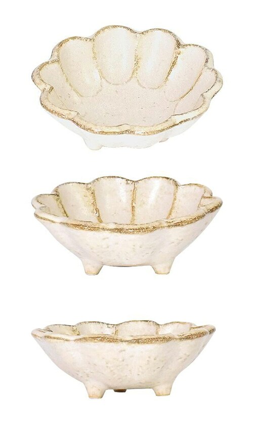 ブラック 美濃焼 小鉢 通販 日本製 小皿 美濃 焼 10cm 取り皿 副菜 取皿 和食器 おしゃれ モダン かわいい 花形 花型 お花 サラダ デザート 電子レンジ対応 食洗機対応 朝食 おやつ 夕_6