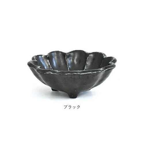 ブラック 美濃焼 小鉢 通販 日本製 小皿 美濃 焼 10cm 取り皿 副菜 取皿 和食器 おしゃれ モダン かわいい 花形 花型 お花 サラダ デザート 電子レンジ対応 食洗機対応 朝食 おやつ 夕_10
