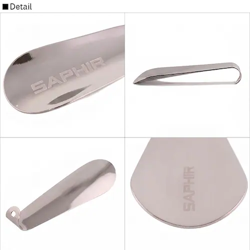 メタルシューホーン サフィール 通販 SAPHIR 通販/正規品 おすすめ 真鍮 定番 おしゃれ 携帯 くつべら 靴ベラ 靴べら メタルシューホーン_1
