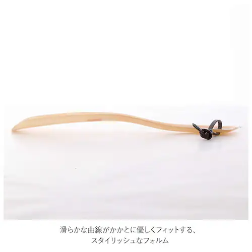 ベージュ 靴べら おしゃれ 通販 靴ベラ くつべら シューホーン イタリアン イタリア製 イタリアンシューホーン C 24cm べっこう柄 べっ甲柄 革ひも付き 使いやすい ギフト 贈り物 靴ケア用品_2