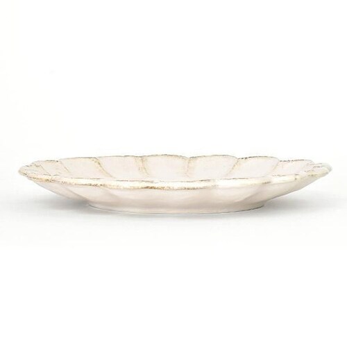 ホワイト 美濃焼 皿 通販 日本製 お皿 プレート 美濃 焼 24.5cm 大皿 丸皿 パスタ皿 カレー皿 和食器 おしゃれ モダン かわいい 花形 花型 お花 電子レンジ対応 食洗機対応 サラダ デ_3