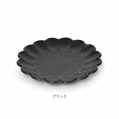 ホワイト 美濃焼 皿 通販 日本製 お皿 プレート 美濃 焼 24.5cm 大皿 丸皿 パスタ皿 カレー皿 和食器 おしゃれ モダン かわいい 花形 花型 お花 電子レンジ対応 食洗機対応 サラダ デ_10