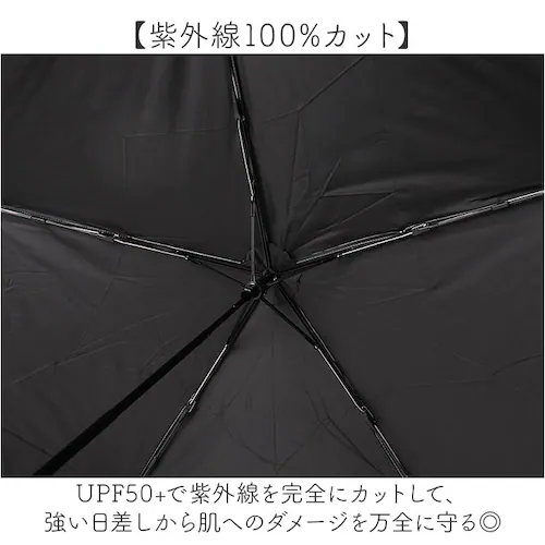サックス Nakatani 日傘 通販 晴雨兼用傘 折りたたみ傘 926-068 UV パール 傘 レディース かさ カサ アンブレラ Parasol 50cm UVカット 中谷 ナカタニ 無地 レイ_3