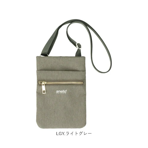 PBE.ピンクベージュ アネロ ミニショルダーバッグ 通販 anello GRANDE レディース 大人 ショルダーバッグ 斜めがけ 縦型 スマホ おしゃれ 軽量 軽い 撥水 はっ水 旅行 おでかけ _15