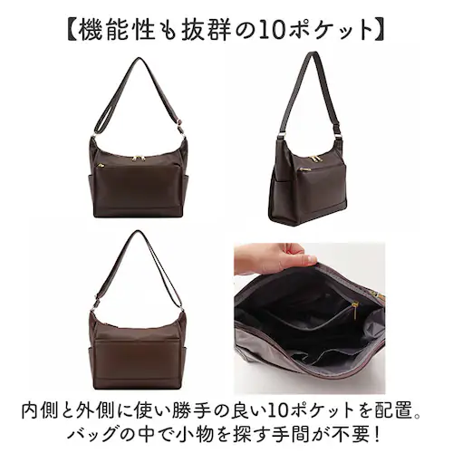 BK.ブラック anello GRANDE アネログランデ ショルダーバッグ GTM1022 通販 ショルダーバック 斜めがけバッグ レディース メンズ 大人 サブバッグ 小さめ 通勤 おしゃれ きれ_6