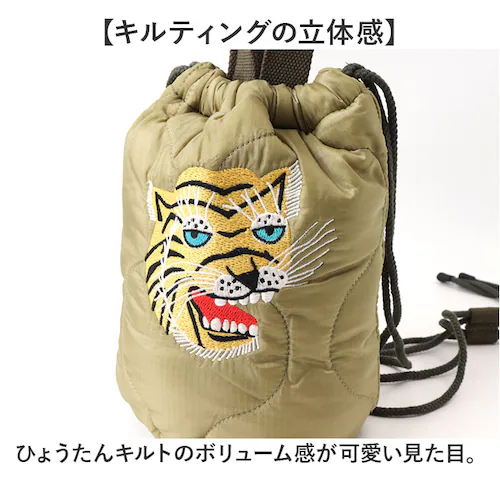 アラスカOLIVEDRAB ナイロン キルティング バッグ 通販 ショルダーバッグ 小さめ ミニトートバッグ メンズ キルティングバッグ 斜めがけ HOUSTON ヒューストン 2way 軽量 軽い _4