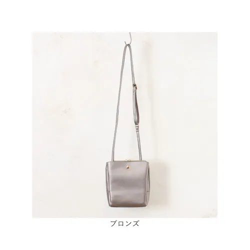 ブロンズ ショルダー ミニ 軽量 通販 ミニショルダー ショルダーバッグ ショルダーバック 肩掛け ななめ掛け 斜めかけ ミニショルダーバッグ 小さい 小さめ 合皮 3層 シンプル 無地 レディース _17