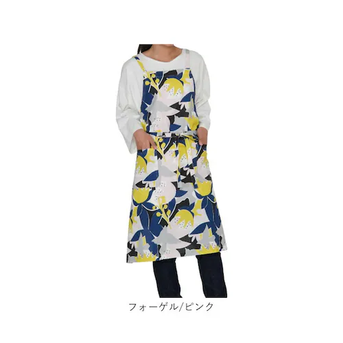 コス/ライトブルー Fika ロングエプロン フィーカ 通販 おしゃれ エプロン 保育士 かわいい 前掛け カフェ レディース レストラン 長め ロング丈 母の日 キッチン カフェエプロン 可愛い オ_15