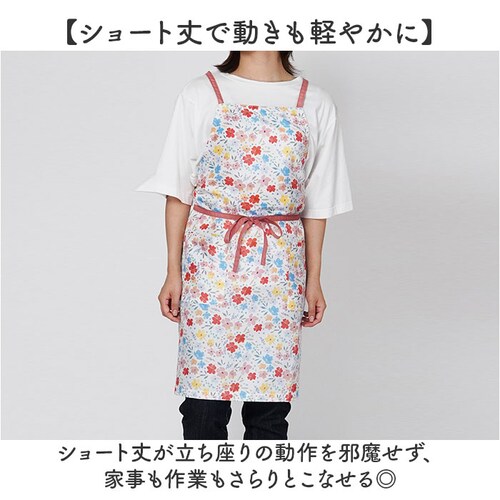 メニーキャット toridori エプロン トリドリ 通販 おしゃれ ショートエプロン 保育士 かわいい 前掛け カフェ レディース レストラン 短め ショート丈 母の日 キッチン カフェエプロン 可_3