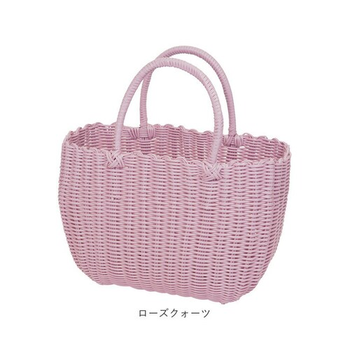 ローズクォーツ かごバッグ PPバッグ ミドル 通販 カゴバッグ バスケット トート トートバッグ トートバック レジャーバッグ レジャーバック PPバック ビニールバッグ ビニールバック 温泉バッグ_10