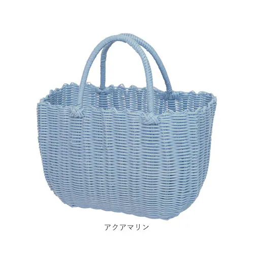 ローズクォーツ かごバッグ PPバッグ ミドル 通販 カゴバッグ バスケット トート トートバッグ トートバック レジャーバッグ レジャーバック PPバック ビニールバッグ ビニールバック 温泉バッグ_11