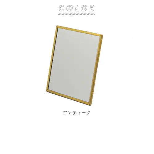 アンティーク 鏡 卓上 おしゃれ 通販 卓上ミラー 卓上鏡 スタンドミラー Odier オディエ 真鍮ミラー L アンティーク仕上げ シンプル 真鍮 レトロ メイク 化粧 ギフト プレゼント 映え P_8