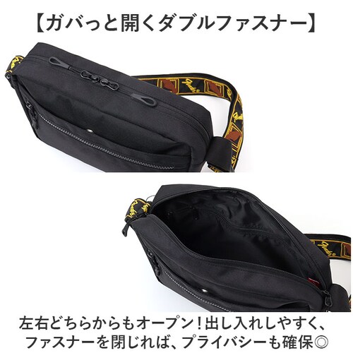 ブラック Fender フェンダー ショルダーバッグ 6059 通販 ショルダーバック ショルダー 肩掛け 斜めかけ 斜め掛け ななめがけ カジュアル ファスナー ポケット 軽量 軽い 旅行 トラベル_5