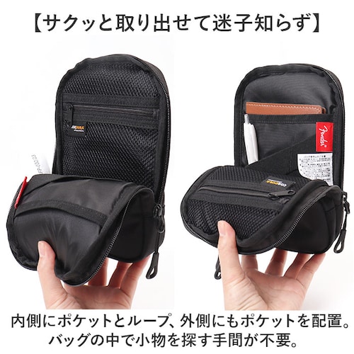 ブラック Fender フェンダー ショルダーポーチ スマホポーチ 6060 通販 スマホショルダー ショルダーバッグ ポーチ ショルダーバック ショルダー 肩掛け 斜めかけ 斜め掛け ななめがけ コ_7